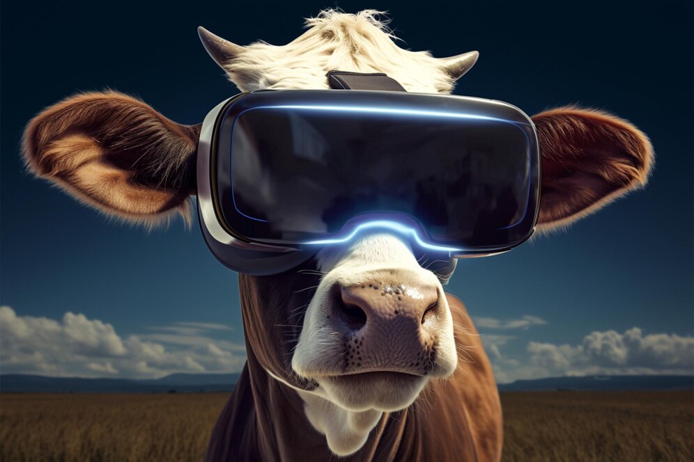 Cows Wearing VR Glasses: A Unique Approach to Enhancing Dairy Production